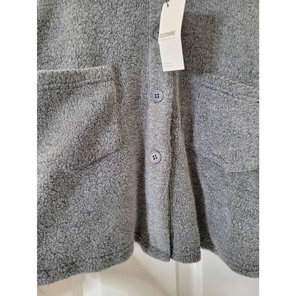 LNA Kasper Crop Sherpa Jacket S NWT - Picture 6 of 8